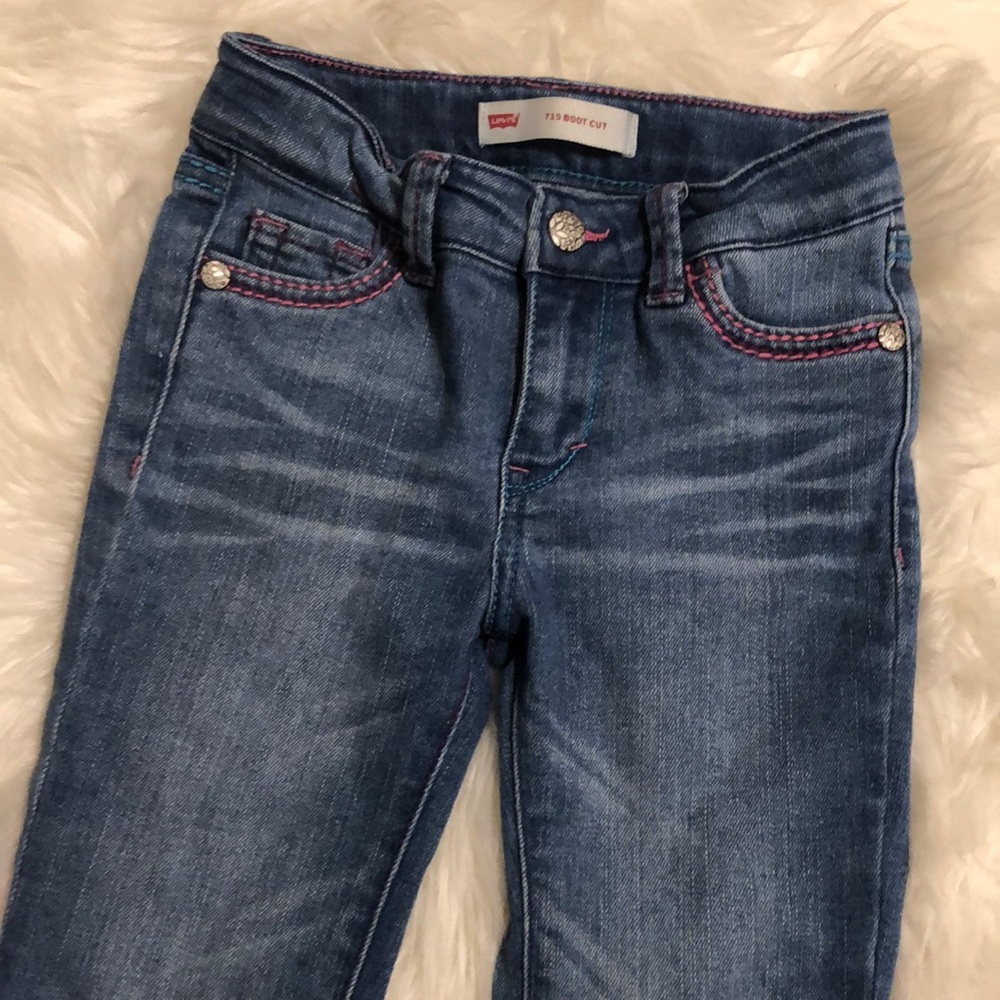 Levi 3t bell bottoms play condition for knees